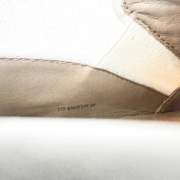 Vince Phalen Pointy Toe Leather Slip On Sneaker Size 6 Eur 36 - Picture 6 of 7